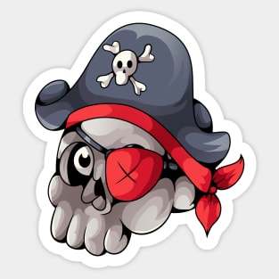 pirate skull Sticker